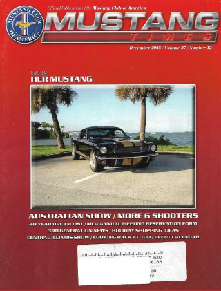 MUSTANG TIMES 2003 DEC - MUSTANG CLUB OF AMERICA